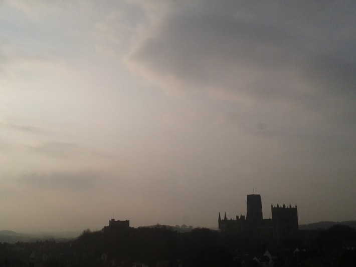 durham cathedral morning
