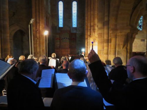 Ascension Day lighting with The Bridge Singers!